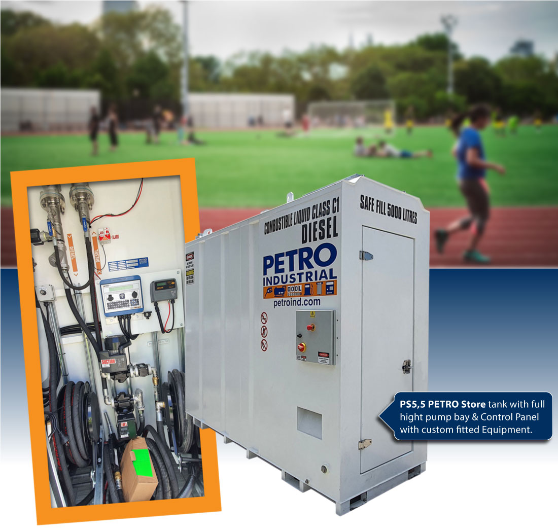 PETRO PS5.5 Diesel Storage Tank the perfect solution for bulk fuel stored on-site for grounds keeping applications